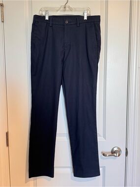 Calvin Klein 30x30 Navy Straight Leg Pants Slacks Trousers Chinos EUC
